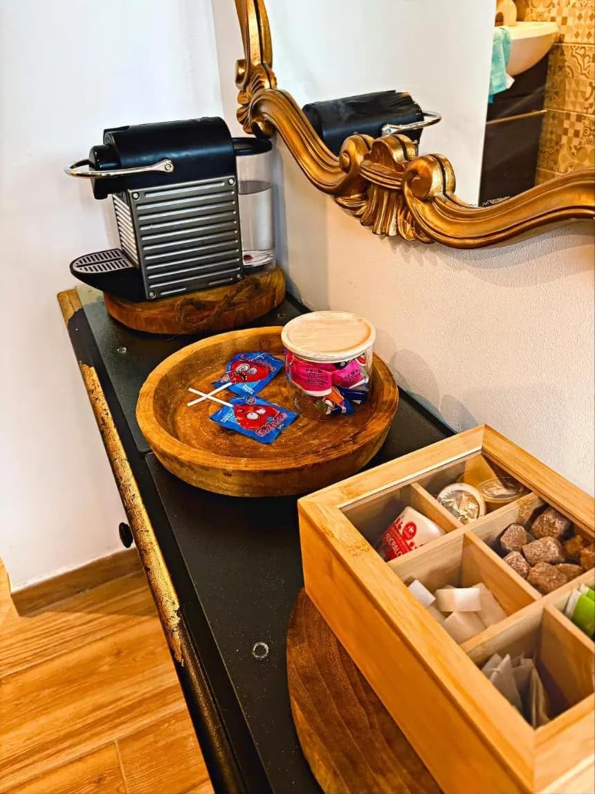 Le coin café et ses petites attentions